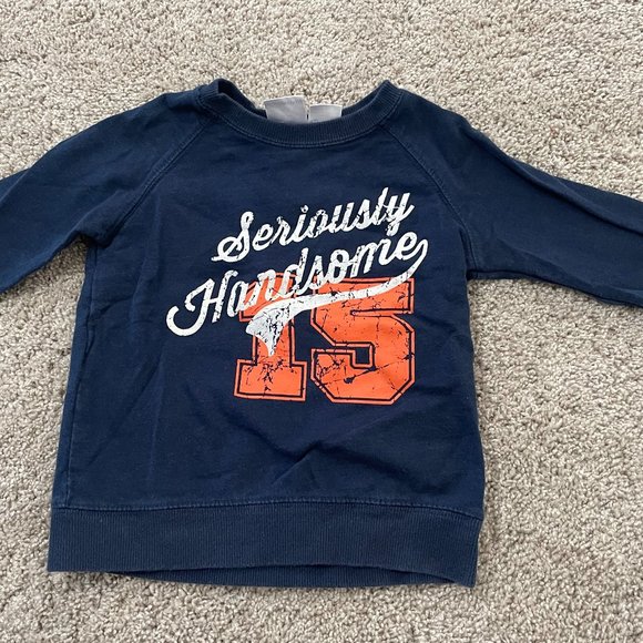 Koala Kids Other - Blue 'Seriously Handsome' Koala Kids Sweatshirt Size 2T (Boys)